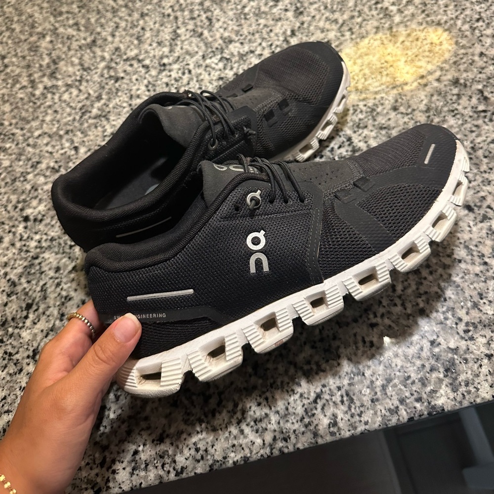 On Cloud Black Cloud 5 Sneakers